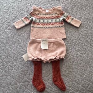 Nordstrom baby girls 3 piece set size 3M NWT